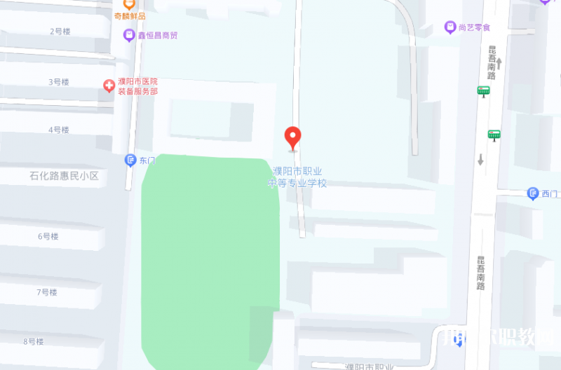濮陽(yáng)油田職業(yè)中等專業(yè)學(xué)校地址，乘車路線