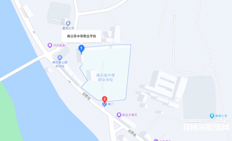 南召縣培英中等職業(yè)學(xué)校地址，乘車路線