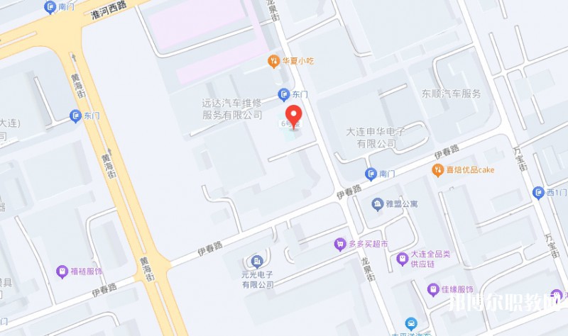 大連市蘭克藝術(shù)中等職業(yè)學(xué)校地址，乘車路線