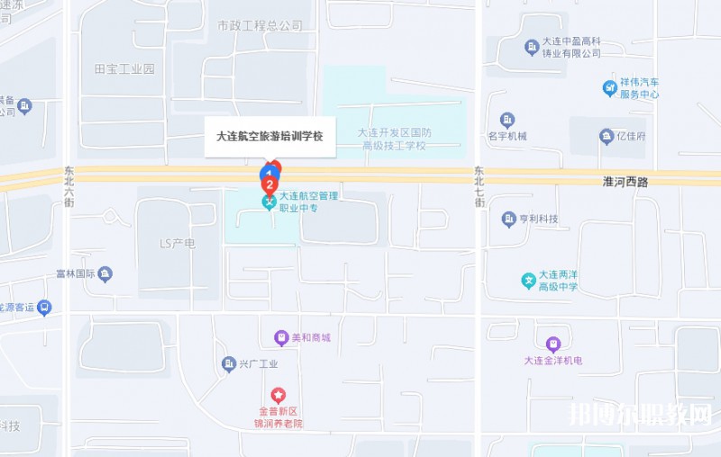大連航空管理中等職業(yè)技術(shù)學(xué)校地址，乘車(chē)路線(xiàn)