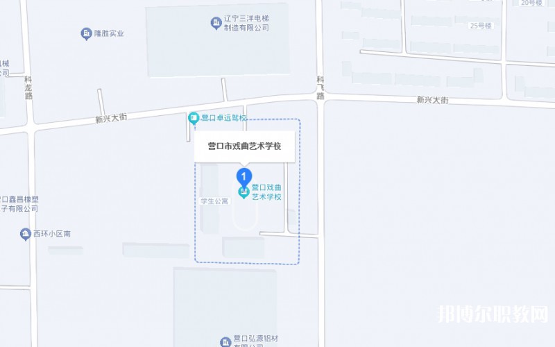 營(yíng)口市戲曲學(xué)校地址，乘車路線