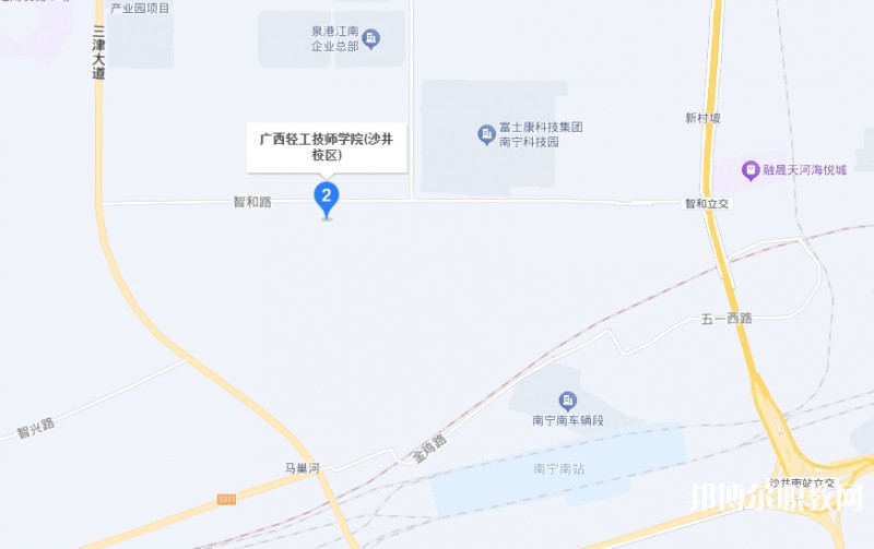 廣西輕工技師學(xué)院預(yù)備技師班地址，乘車路線